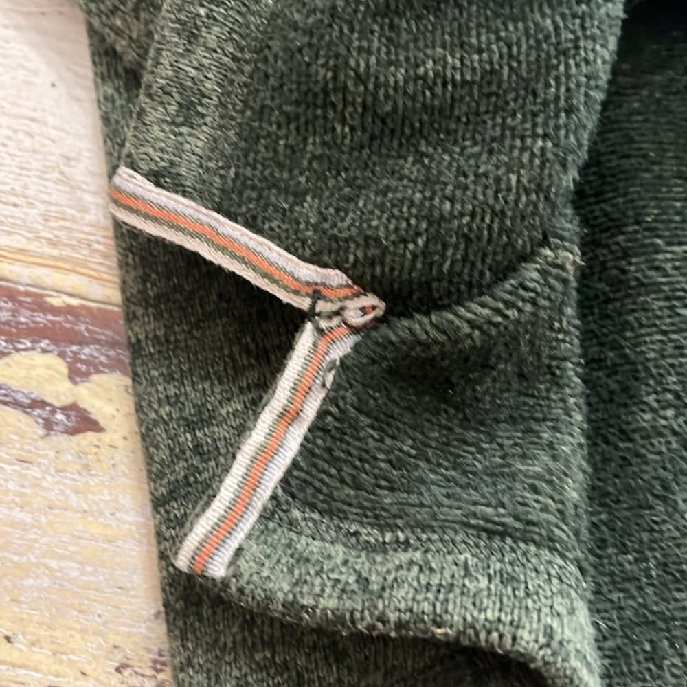 Woolrich XL Qtr Zip Pullover Forest Green with Chest Pocket - Picture 9 of 9